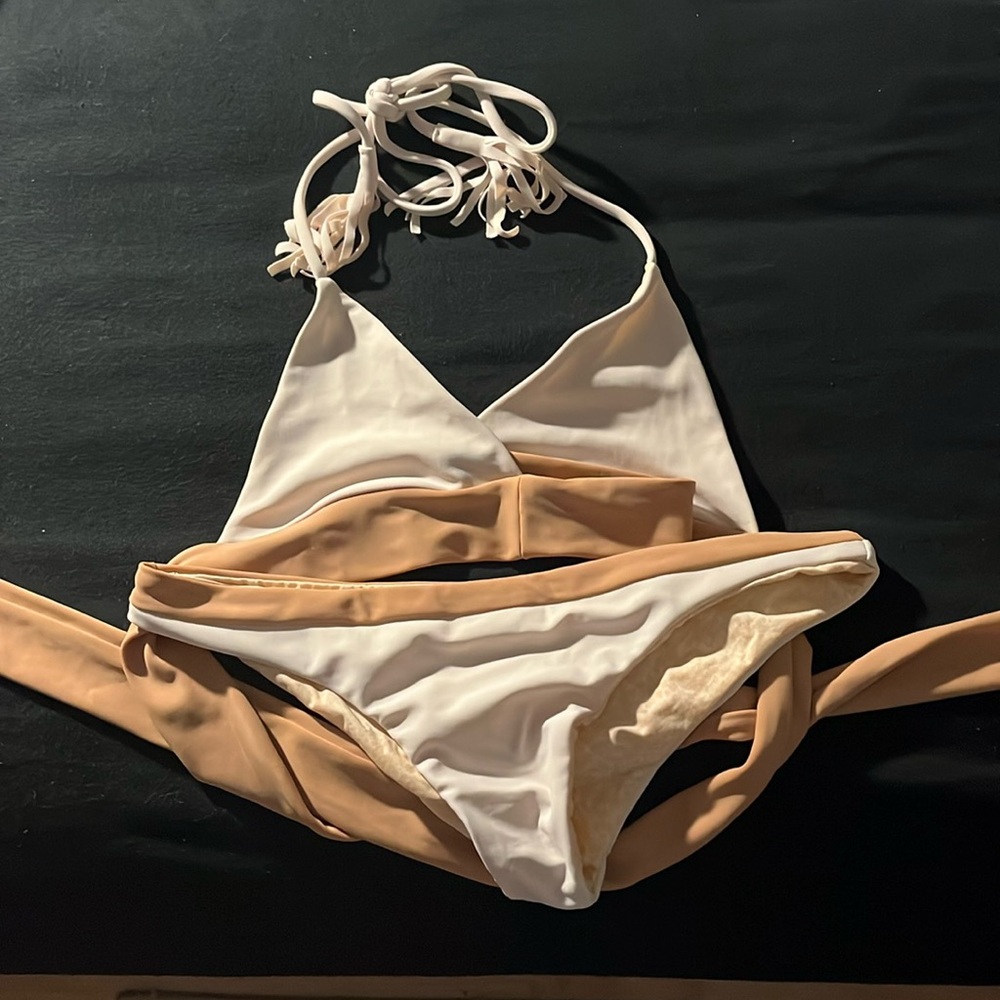 Pinky beige Acacia Swimwear bikini set